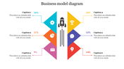 Creative Business Model Diagram Template Design