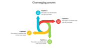 Attractive Converging Arrows PowerPoint Design Presentation