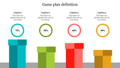 Stunning Game Plan Definition Slide Template Diagram