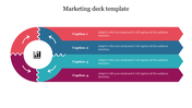 Multicolor Marketing Deck Template Slides Design-Four Node