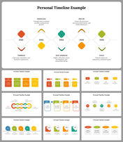 Personal Timeline PowerPoint and Google Slides Templates