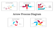 Arrow Process Diagram PowerPoint and Google Slides Template