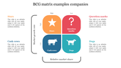 BCG Matrix Examples Companies Presentation PPT