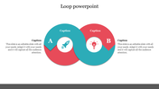 Multicolor Loop PowerPoint Template Presentation Design