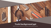 Creative Tools Background PPT Template Design