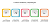 Attractive Content Marketing Template Plan Presentation