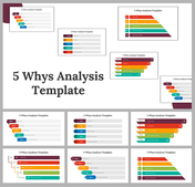 5 Why Template PowerPoint and Google Slides Themes