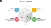 Editable Nice Dice PPT Template For Presentation