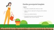 Editable Garden PowerPoint Template For PPT Presentation 