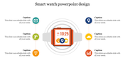 Best Smart watch PowerPoint design Slide with six nodes