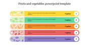 Use Free Fruits And Vegetables PowerPoint Template Slides