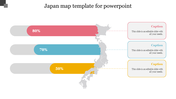 Japan Map Template For PowerPoint Presentation Slides