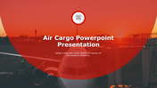 Editable Air Cargo Powerpoint presentation