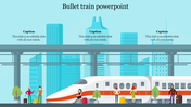 Concise Bullet Train PowerPoint Template and Google Slides