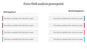 Force Field Analysis PowerPoint Presentation Diagram