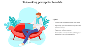 Get the Best Teleworking PowerPoint Template Presentation