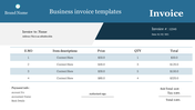 Amazing Business Invoice Templates Free Download