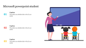 Microsoft PowerPoint Student Presentation Template-3 Node