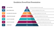 Escalation PowerPoint Presentation with Pyramid Design