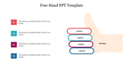 Affordable Free Hand PPT Template Presentation Design