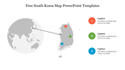 Effective Free South Korea Map PowerPoint Templates