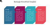 Best rectangle powerpoint template - Four Box Model