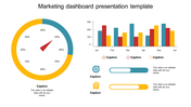 Best Marketing dashboard presentation template