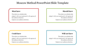 Simple Moscow Method PowerPoint Slide Template