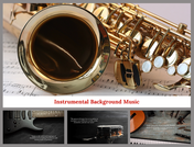 Music Instrumental Background PowerPoint and Google Slides