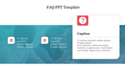 Effective FAQ PPT Template Presentation Design-Two Node