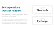 Use Corporations Investor Relations PPT Template Design