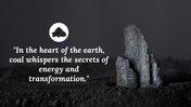 Coal Background PPT Presentation And Google Slides Themes