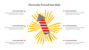 Creative Fireworks PowerPoint Slide Presentation Template 