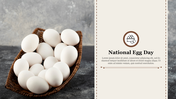 Best National Egg Day PowerPoint Template Presentation 