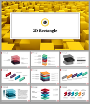 3D Rectangle Template and Google Slides Themes