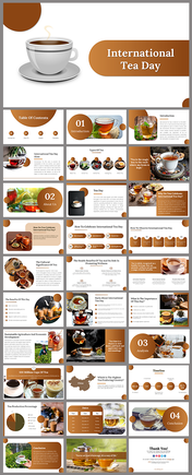 International Tea Day PPT and Google Slides Templates