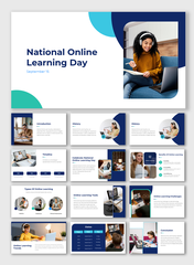 National Online Learning Day PPT And Google Slides Themes