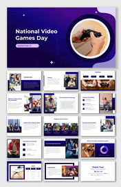 National Video Games Day PowerPoint And Google Slides Themes