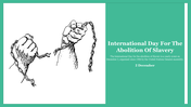 Creative International Day For The Abolition Of Slavery