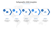 Use Infographic Slide Template With Hexagon Design