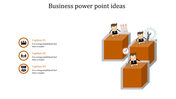 Business PowerPoint Ideas And Google Slides In Orange Color