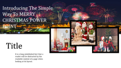 Attractive Merry Christmas PowerPoint Presentation Design