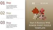 Innovative Quality PPT and Google Slides Puzzle Template 