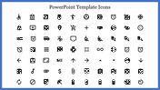 Assortment of icons template design including symbols for health, technology, navigation, and so on.