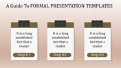 Creative Formal Presentation Templates Design-Three Node