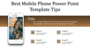 Mobile Phone PowerPoint Template for Technology Presentation