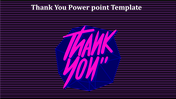 The Best Thank You PowerPoint Template For Presentation