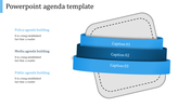 Awesome PowerPoint Agenda Template With Three Node