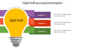 Light Bulb PowerPoint Template for Innovative Ideas