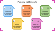 Multicolor PowerPoint Planning Template Presentation